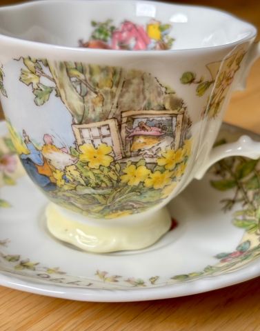 Rare Royal Doulton Brambly Hedge 1996 Cup and Saucer – As Good As