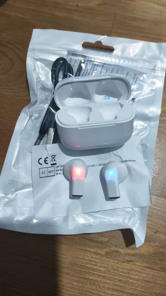 Wireless Earphones Long-Lasting TWS with Noise Cancellation Mini Headphones Extended Battery Life