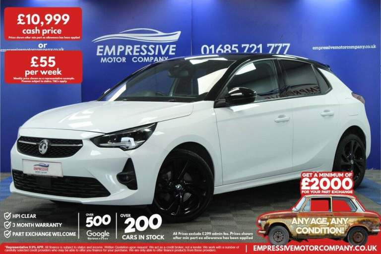 2020 20 VAUXHALL CORSA 1.2 TURBO SRI PREMIUM HATCHBACK 5DR PETROL MANUAL EURO 6