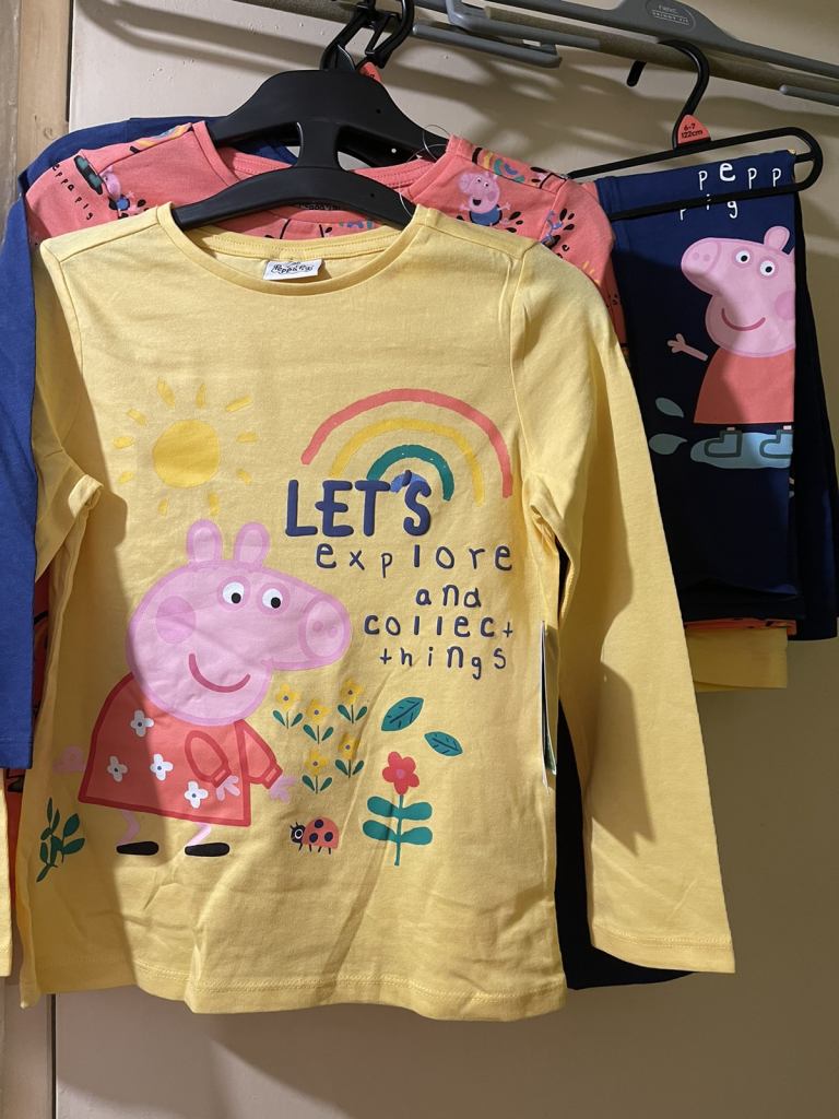 Peppa pigs 6-7years bundle of clothes. £25 All New