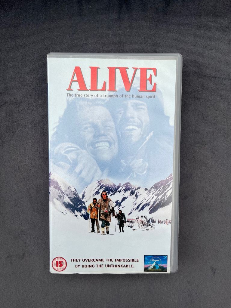 Alive VHS Tape 