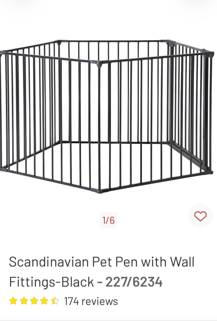 3 in 1 Scandinavian Pet Pen