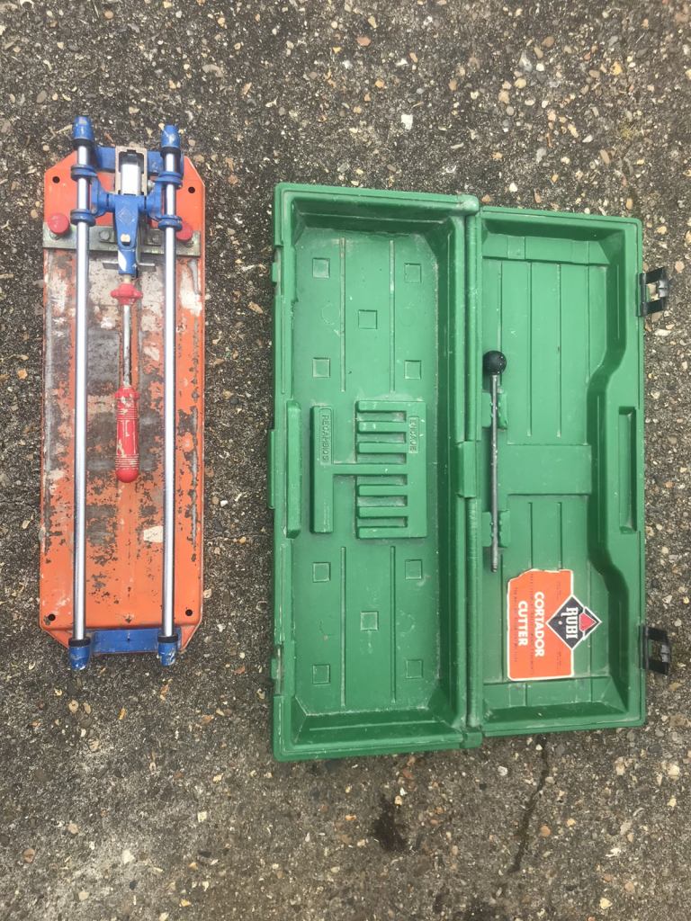 Rubi TS-40 tile cutter Professional With Carrying Case Used