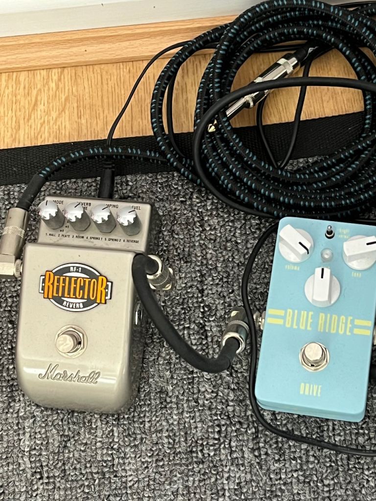 Marshall Reflector Reverb & Blue Ridge Looper Drive Guitar Pedals