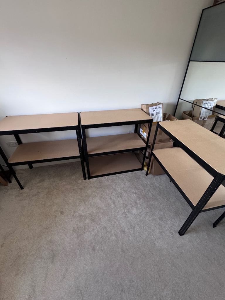 Shelving Units x 3