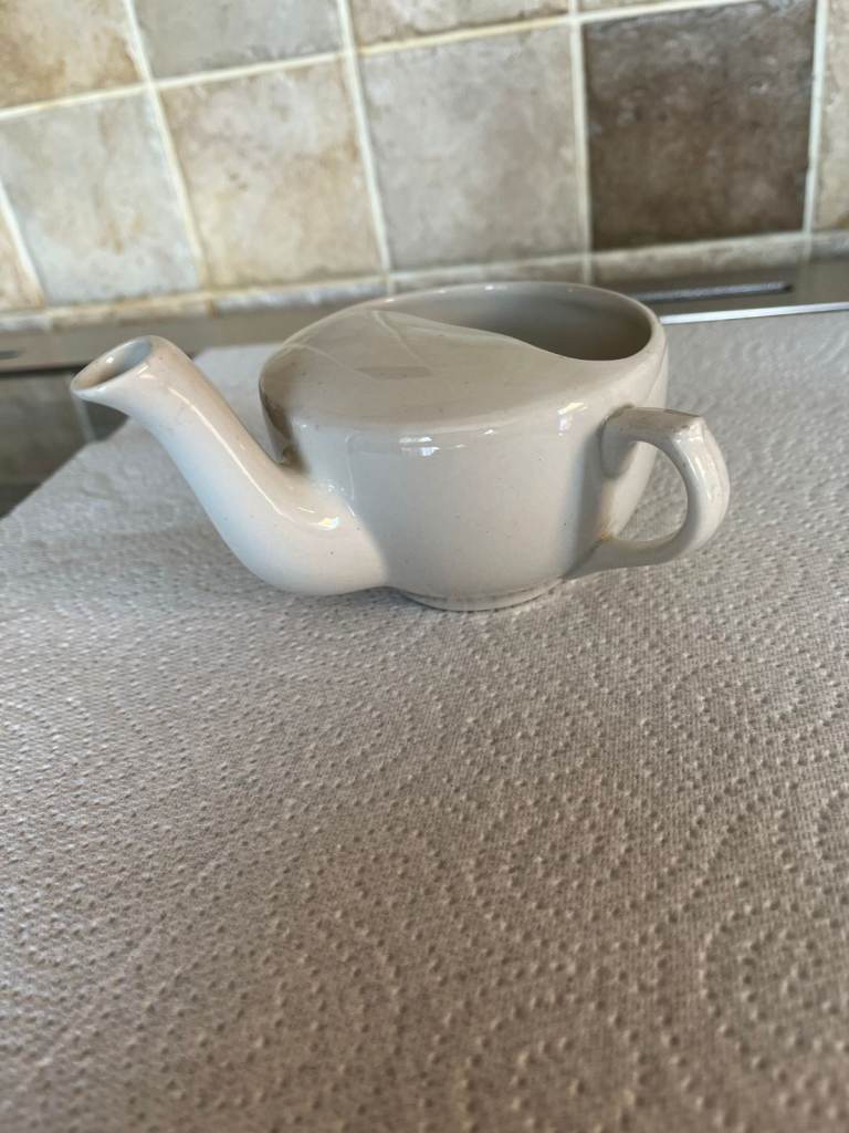 Vintage ceramic feeding/invalid cup by Regnas of London