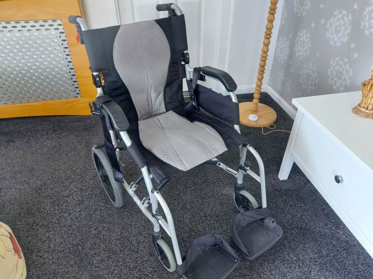 Almost new Karma Lightweight Folding Wheelchair