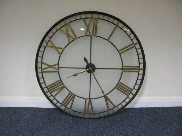 Large art deco wall clock . Diameter - 120cm