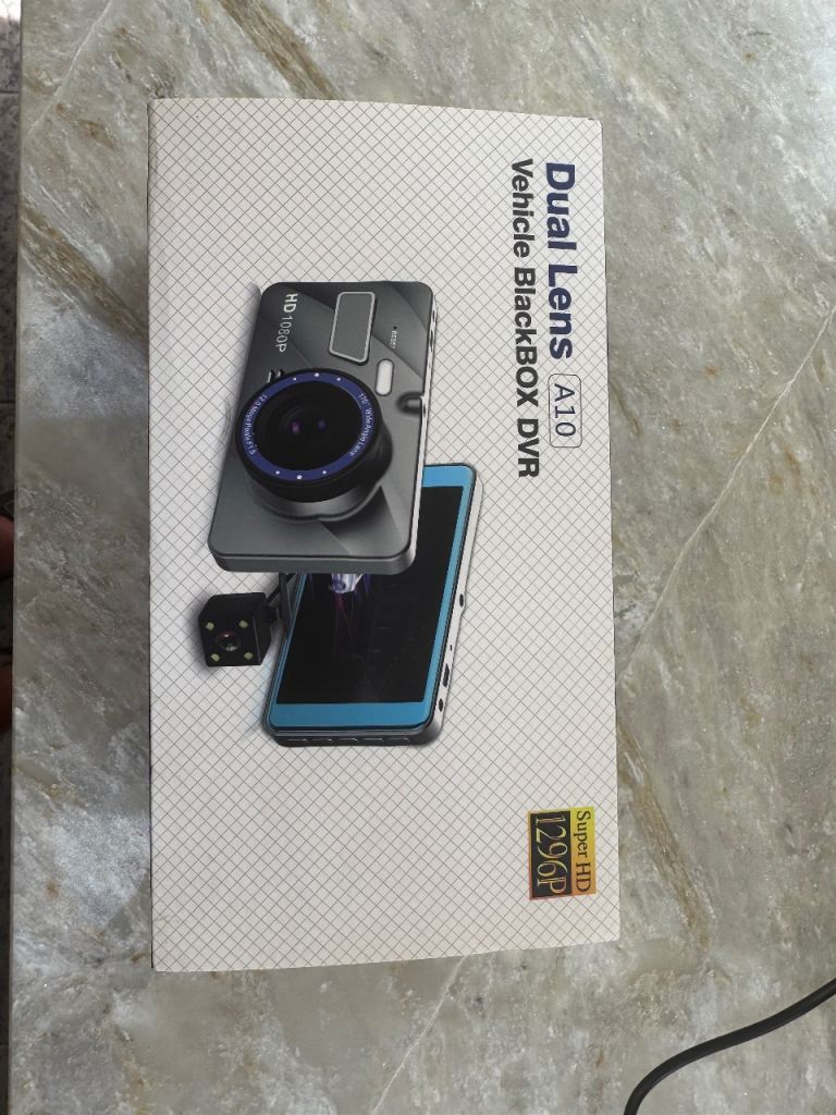 Black Box Dashcam Front and Rear