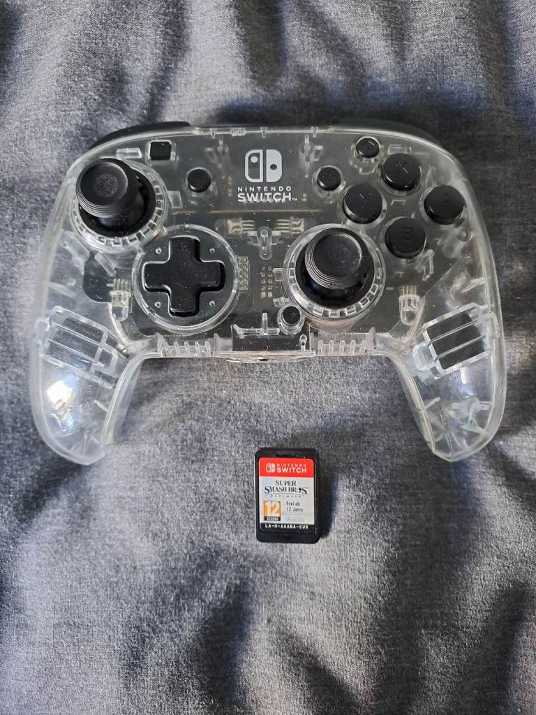 Super smash bros ultimate and controller