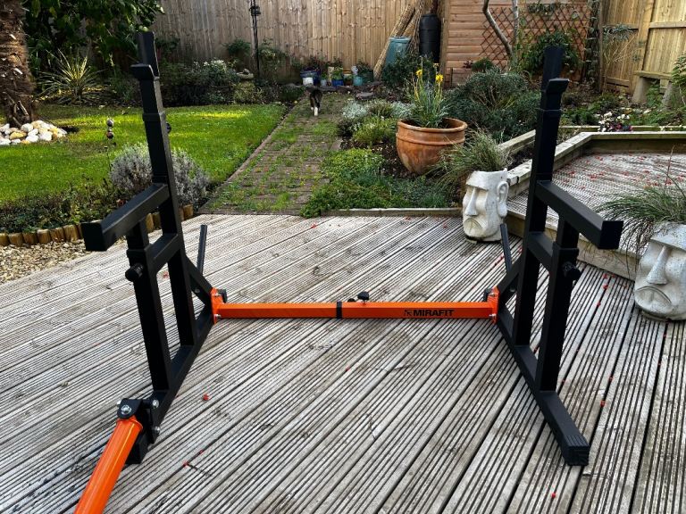 Mirafit Weight Plate Storage Rack with Weight Plates, £200.00 for Sale