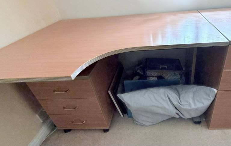 FREE Two corner desks and one straight desk