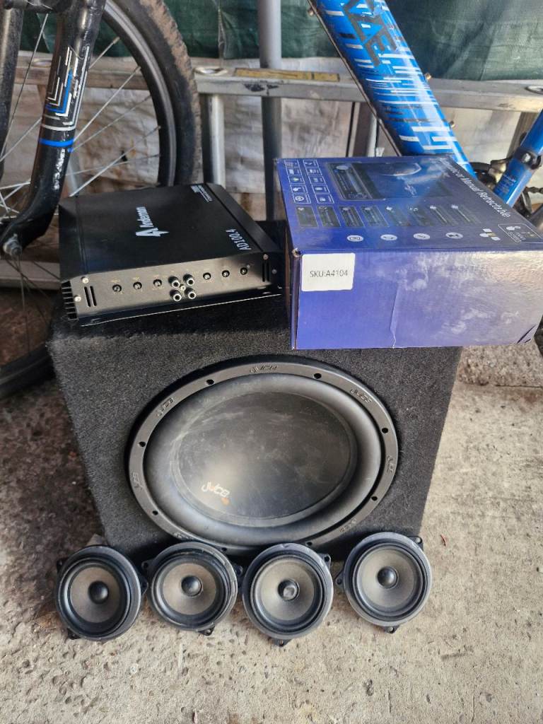 12 inch sub and sterio