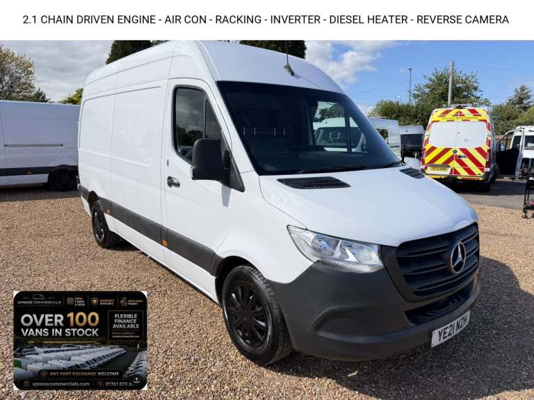 2021 Mercedes-Benz Sprinter 2.1 316 CDI Progressive Panel Van 5dr Diesel Manual RWD L2 H2 Euro 6 ...
