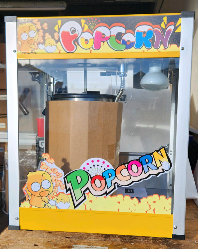 Brand new commercial popcorn machine 