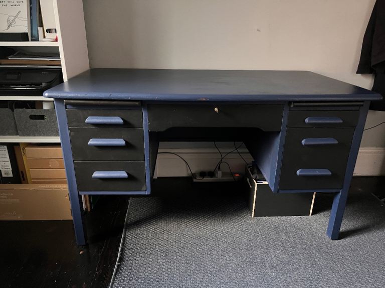 Mid century teachers desk