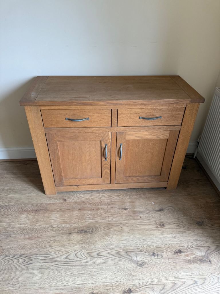 Next Cambridge range solid oak 2-drawer sideboard