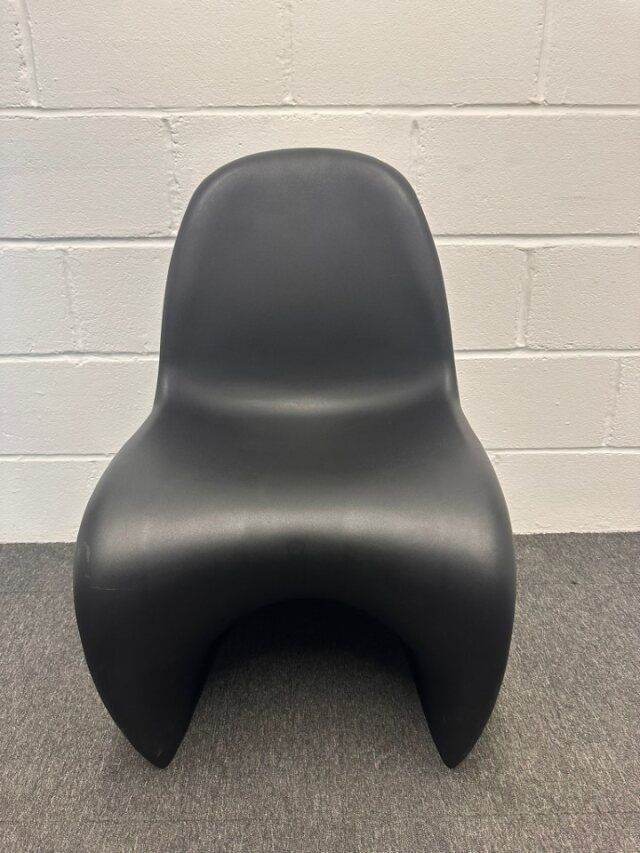 Vitra Panton Chair - Black -  Free Delivery Anywhere Within 100Miles of ME4