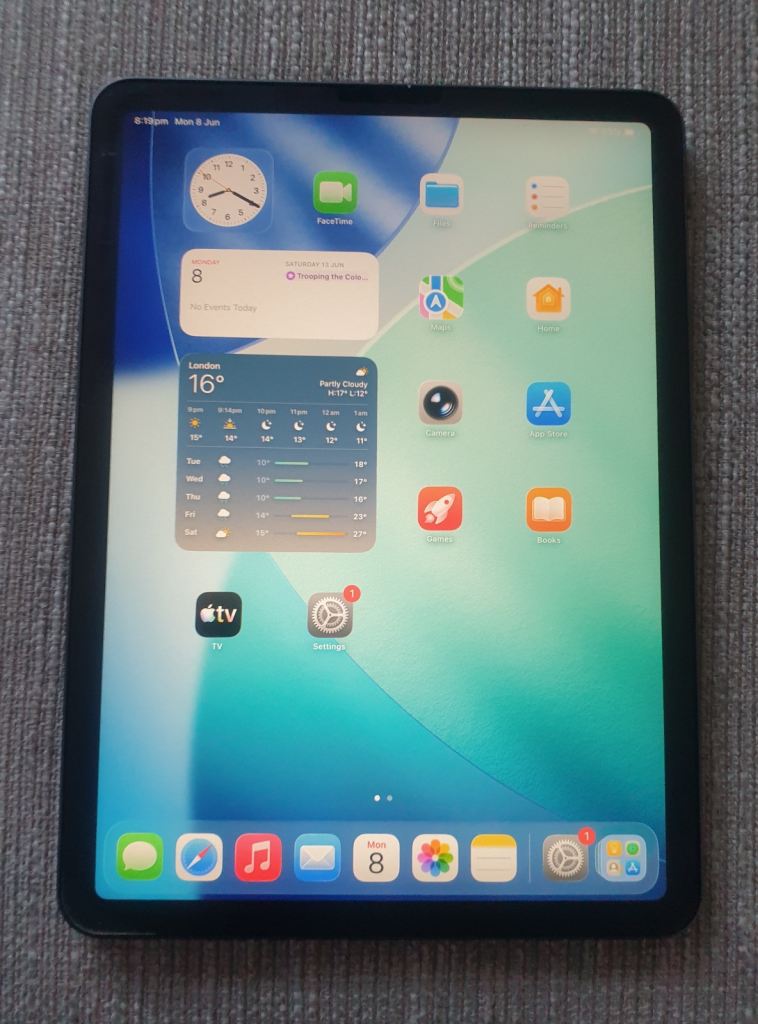 iPad Air 4th generation 256gb