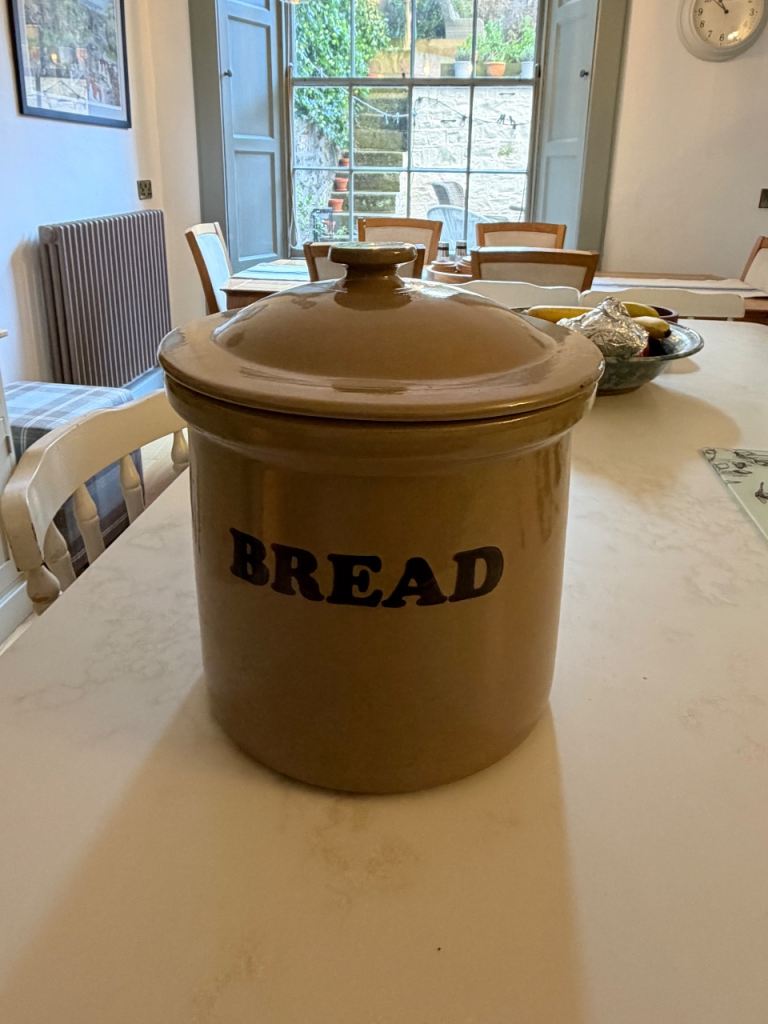 Traditional ceramic bread tin 