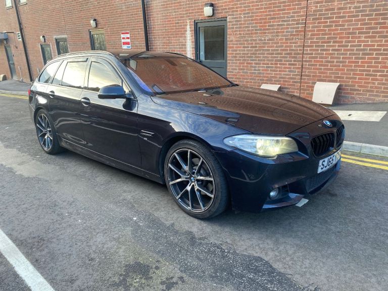 BMW 518D M SPORT HPI CLEAR AUTO LEATHER SEATS CHEAP