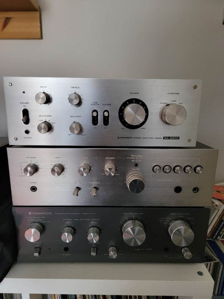 Pioneer SA6300 Stereo Amplifier - Classic Silver Hi-Fi