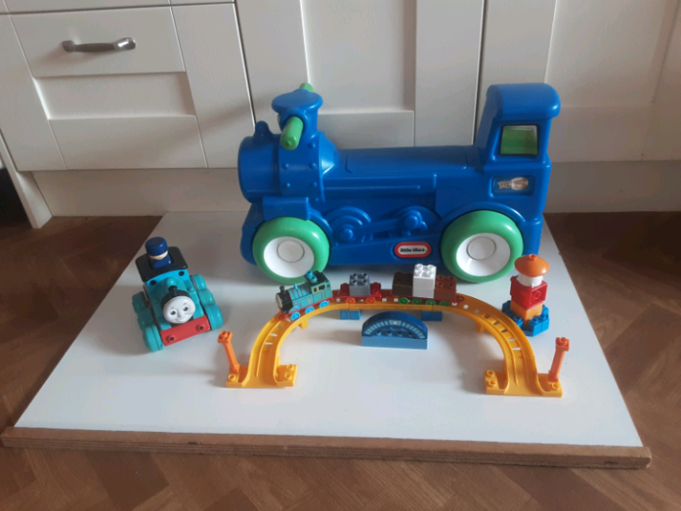 Toddlers Little tikes sit and ride train. Thomas trains etc