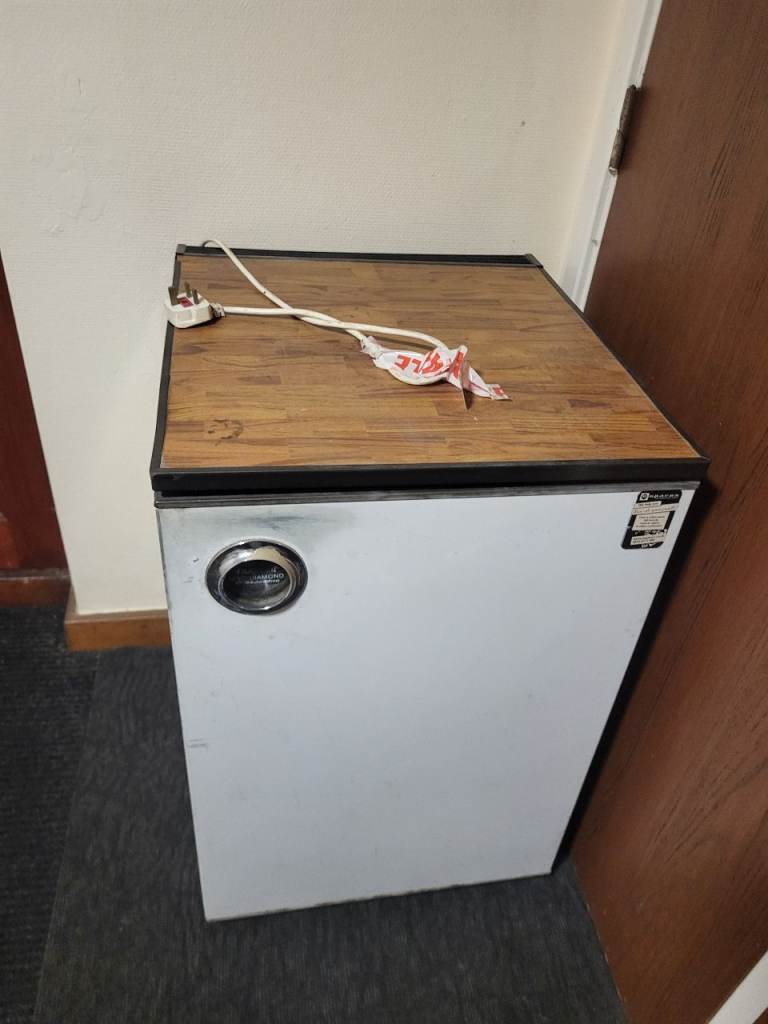 Small White Under counter Fridge