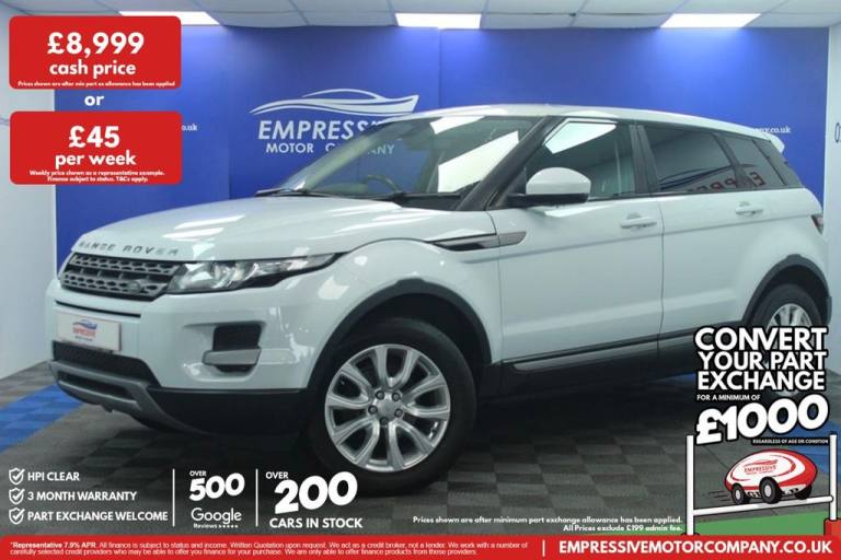 2015 15 LAND ROVER RANGE ROVER EVOQUE 2.2 ED4 PURE SUV 5DR DIESEL MANUAL FWD EUR