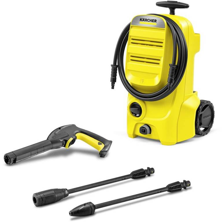 Kärcher K3 Classic Pressure Washer 120 bar & T 5 T-Racer Surface Cleaner accessory & cleaning fluid