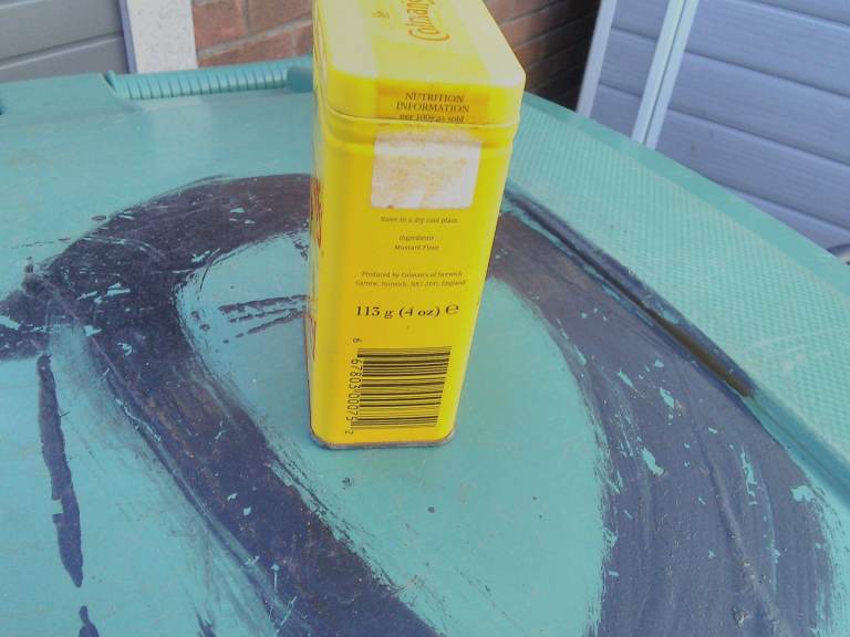 Coleman mustard tin