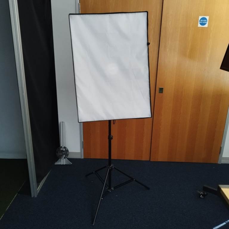 TWO (2) STUDIO TRIPOD LIGHTS