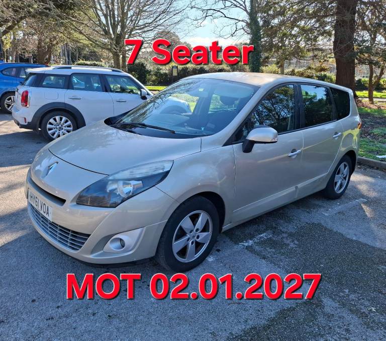Renault, GRAND SCENIC, 7 seater, MOT 02.01.2027