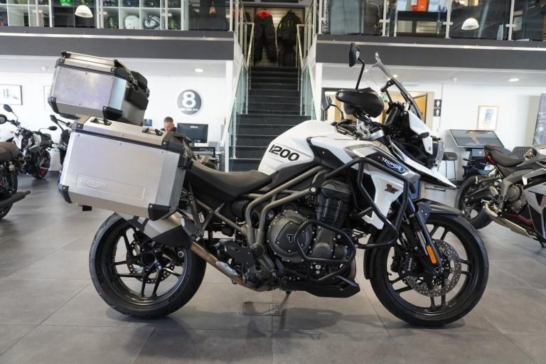 Triumph Tiger 1200 XRX Low, 2020, White with just 4730miles Only £8995.