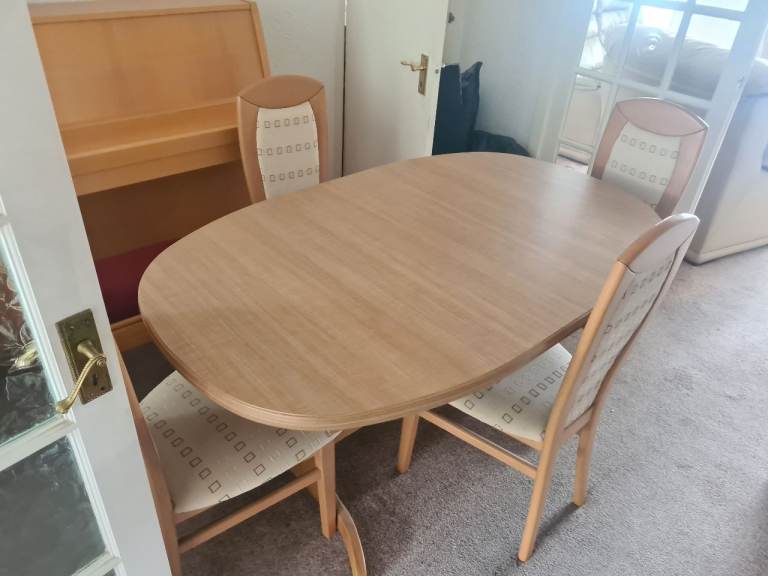 Table & chairs free & free delivery from Peterlee area 