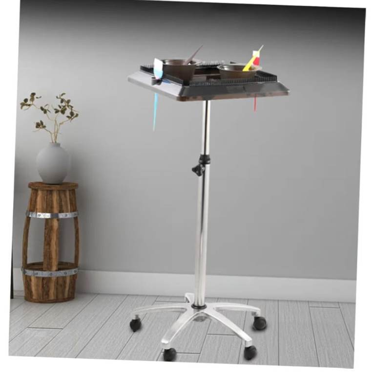 Adjustable Rolling Utility Cart for Salon or Studio – Excellent Condition