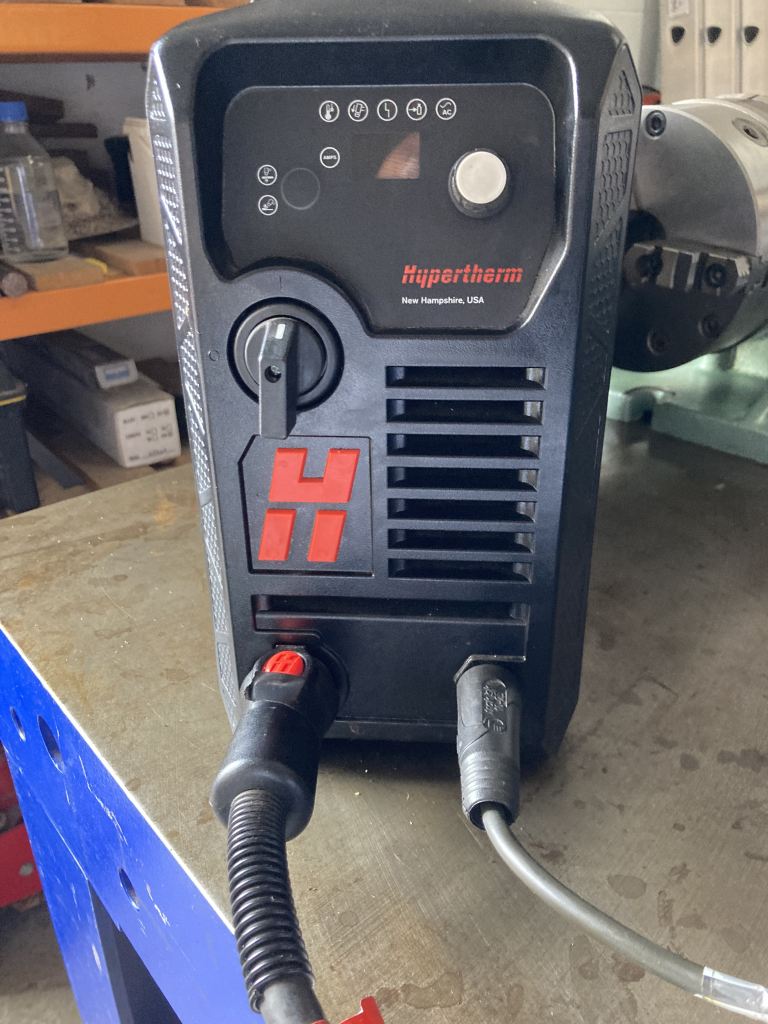 Hypertherm Powermax 45 XP Plasma Cutter 3 Phase Duramax Lock Torch Excellent Condition