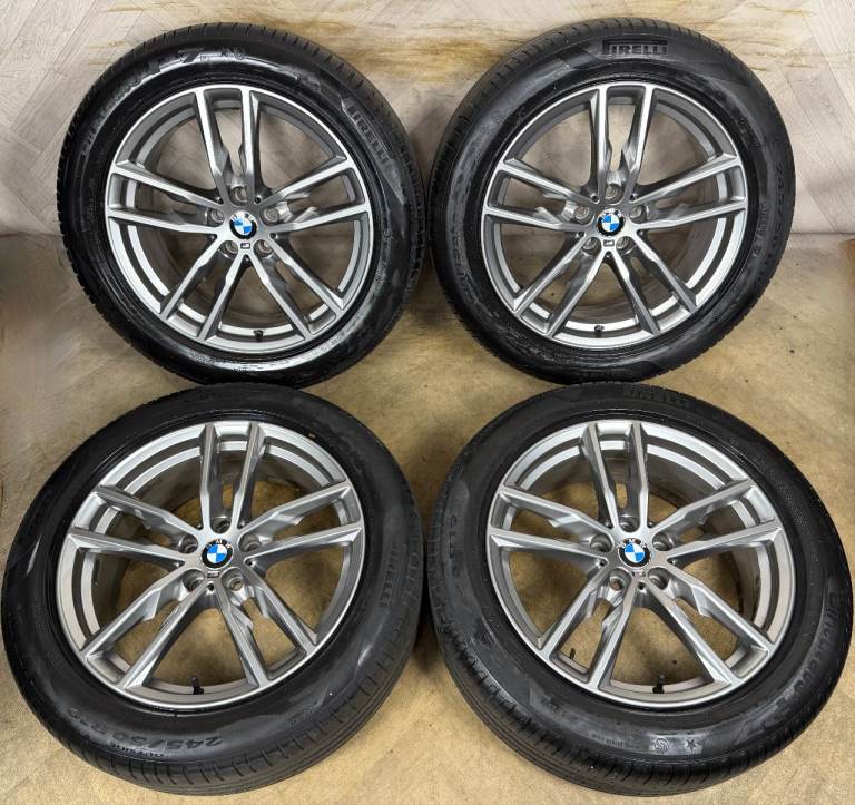 19'' GENUINE BMW X3 X4 G01 G02 698 M SPORT ALLOY WHEELS TYRES ALLOYS