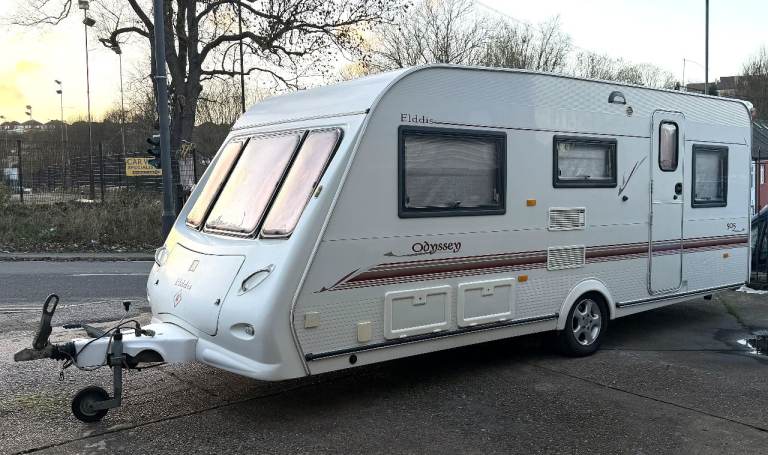 2003 ELDDIS ODYSSEY 505 5 BERTH, COULD MAKE FIXED BED, MOTOR MOVER & FULL AWNING