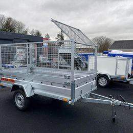 image for BRAND NEW 7,7ft x 4,2ft SINGLE AXLE TRAILER WITH 80CM MESH