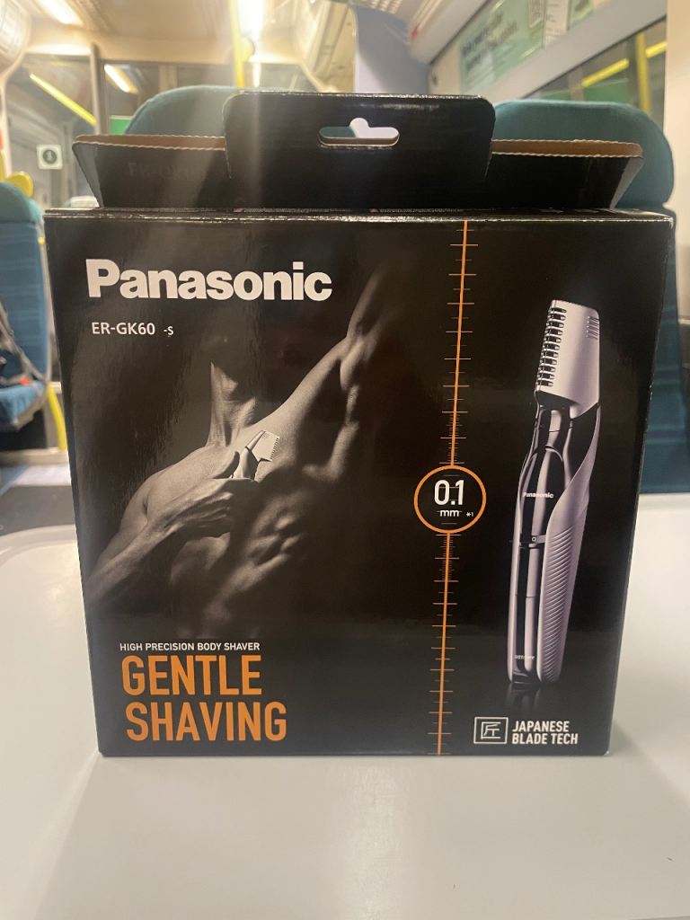 Unused body shaver 