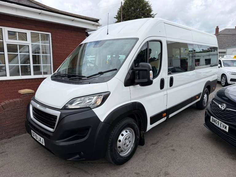 2019 19 PEUGEOT BOXER 2.0 BLUEHDI 130 440 MINIBUS L4 H2 WHITE 1 OWNER FSH POLICE