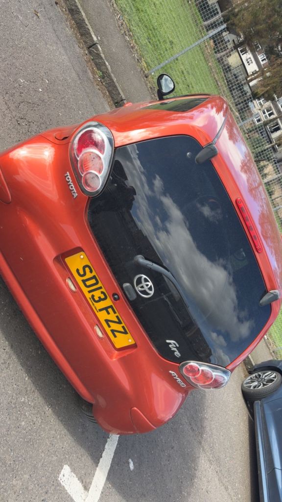 Toyota aygo fire 2013 mot- March 2027