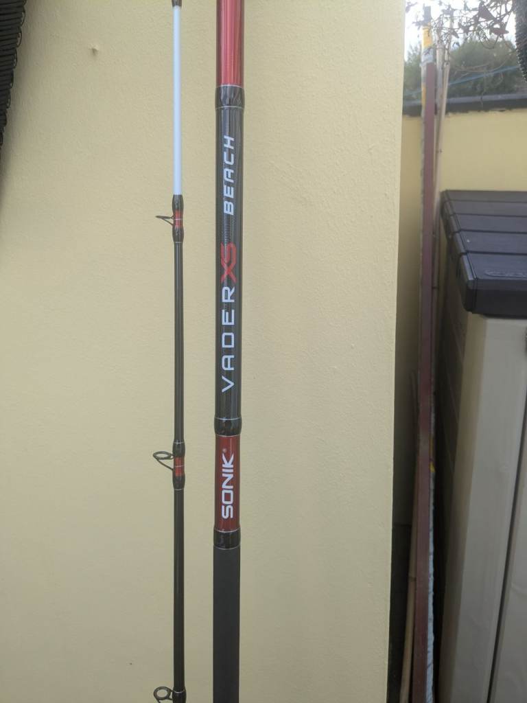 SONIK vader xs 12 foot quality beachcaster fishing rod new unused 