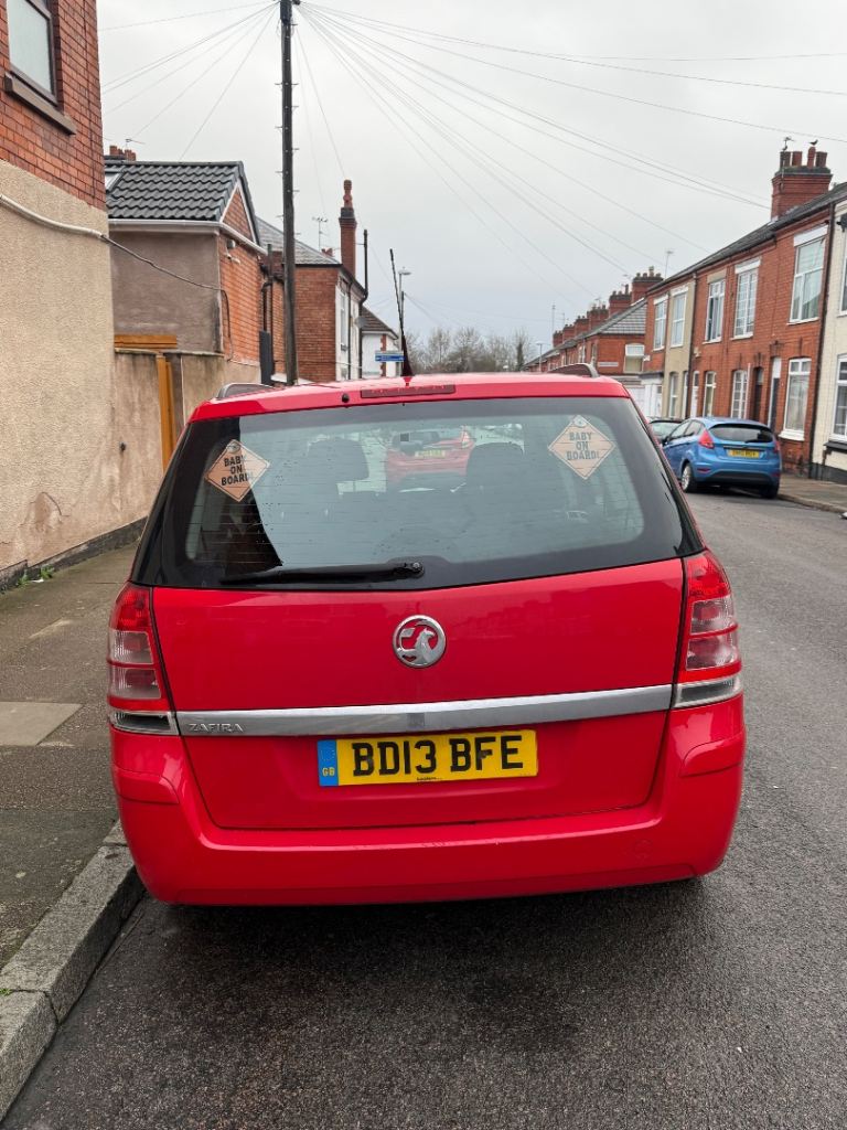 Vauxhall, ZAFIRA, MPV, 2013, Manual, 1598 (cc), 5 doors