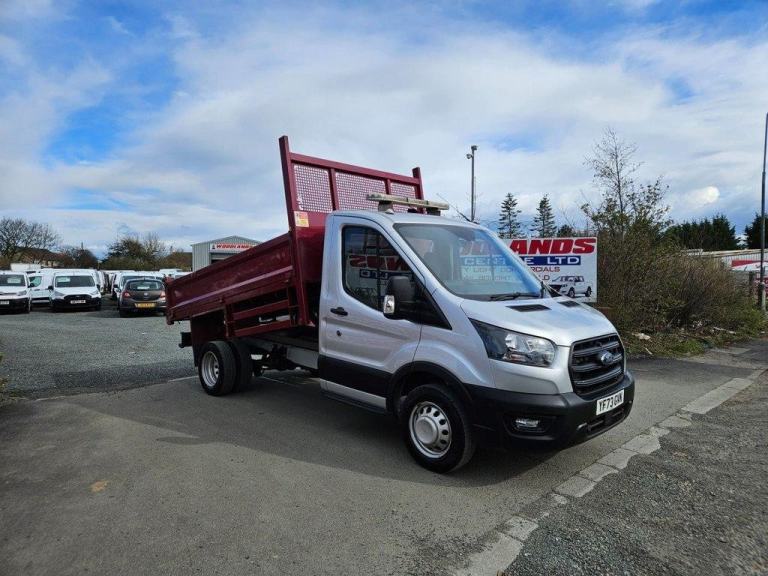2023 ON 73 PLATE FORD TRANSIT 350 LEADER TIPPER PICKUP 34K ULEZ FREE ZONE