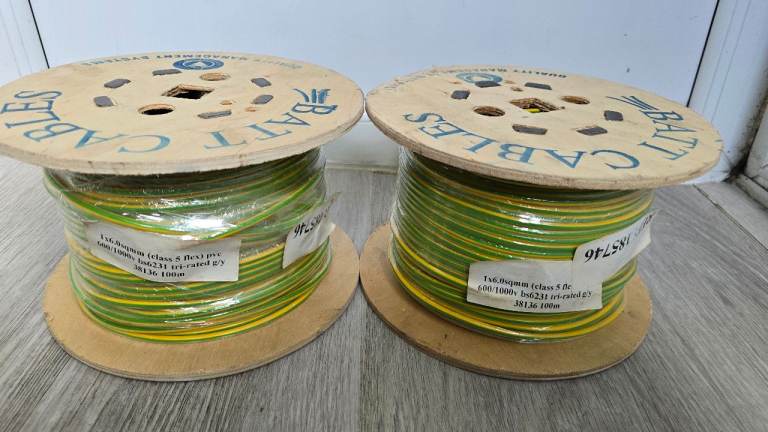 BATT CABLES, 100M,Earth Cable Wires,New