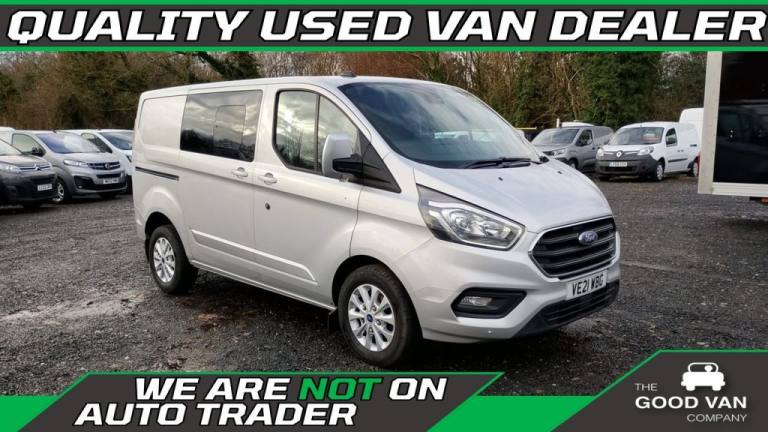 2021 Ford Transit Custom Crew Van Double Cab Limited L1 H1 Tdci 170 ps 300 SWB With Air Condition...