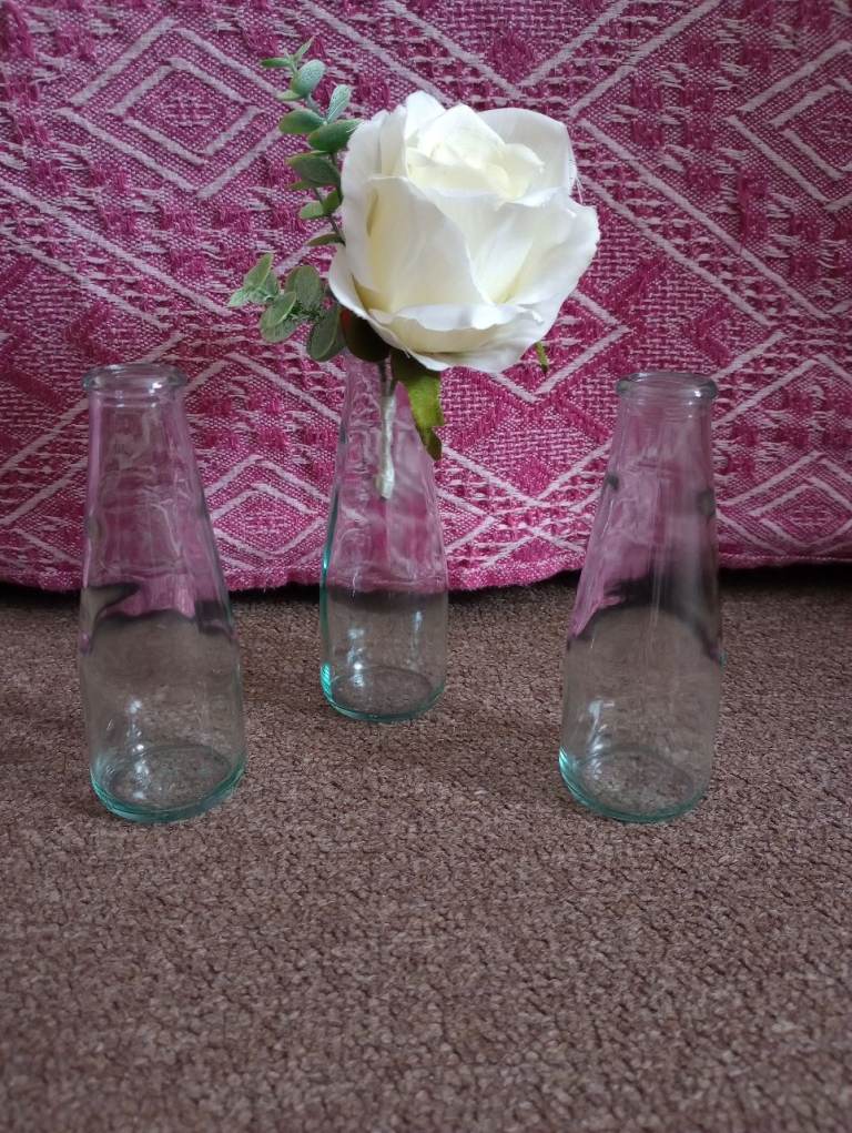 Clearance! Restaurant/Home/ Wedding/ Party/ Arts/ Crafts Eco Friendly Small Flower Table Glass Vases