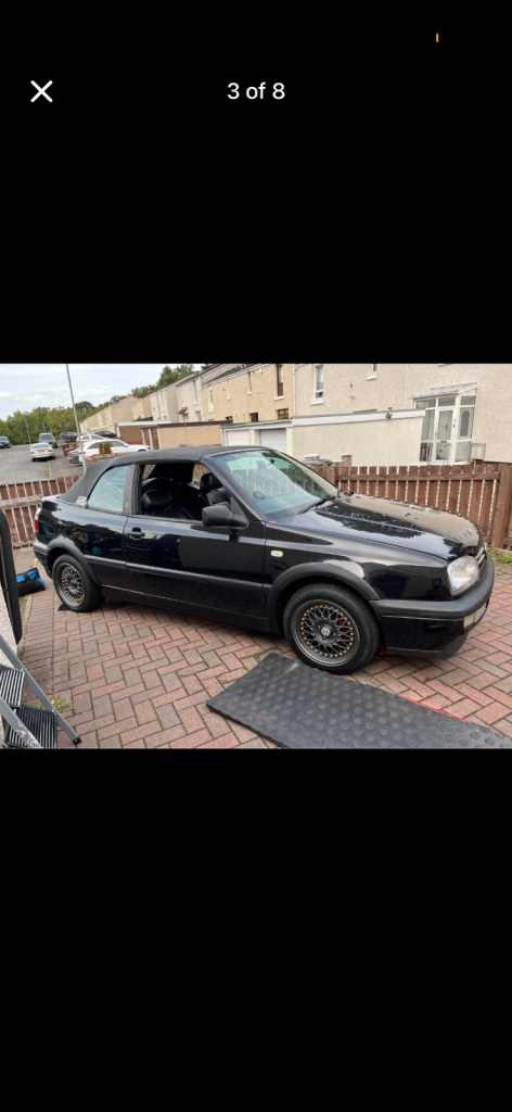 Volkswagen, GOLF, Convertible, 1997, Manual, 1984 (cc), 2 doors